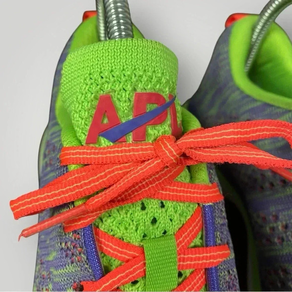 APL Techloom Pro Neon Green Purple & Pink Sneakers Womens Size 6 - Picture 4 of 13